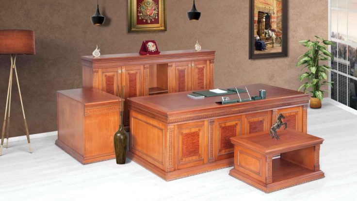 DRT-00002 КОМПЛЕКТ СТОЛОВ ДЛЯ РУКОВОДИТЕЛЯ