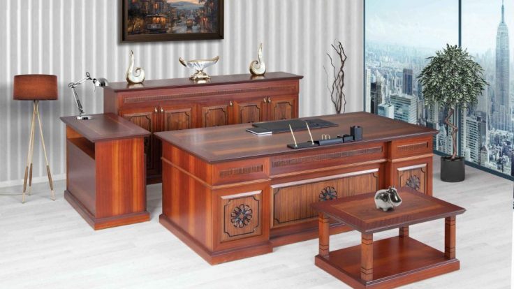 DRT-00003 КОМПЛЕКТ СТОЛОВ ДЛЯ РУКОВОДИТЕЛЯ