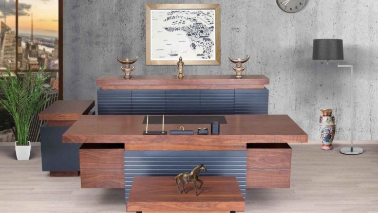 DRT-00004 КОМПЛЕКТ СТОЛОВ ДЛЯ РУКОВОДИТЕЛЯ