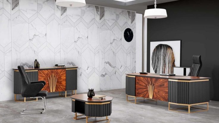 DRT-00017 КОМПЛЕКТ СТОЛОВ ДЛЯ РУКОВОДИТЕЛЯ