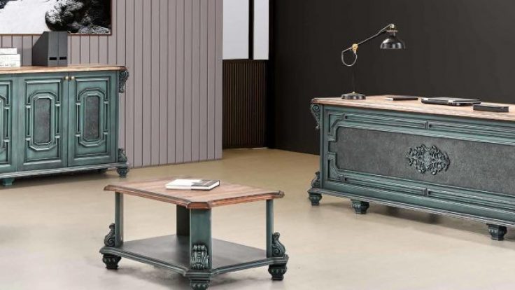 DRT-00018 КОМПЛЕКТ СТОЛОВ ДЛЯ РУКОВОДИТЕЛЯ